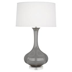 Smokey Taupe Pike Table Lamp by Robert Abbey