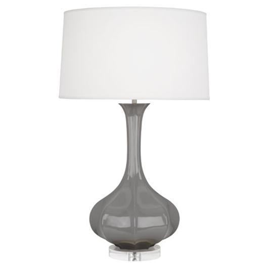 Smokey Taupe Pike Table Lamp by Robert Abbey