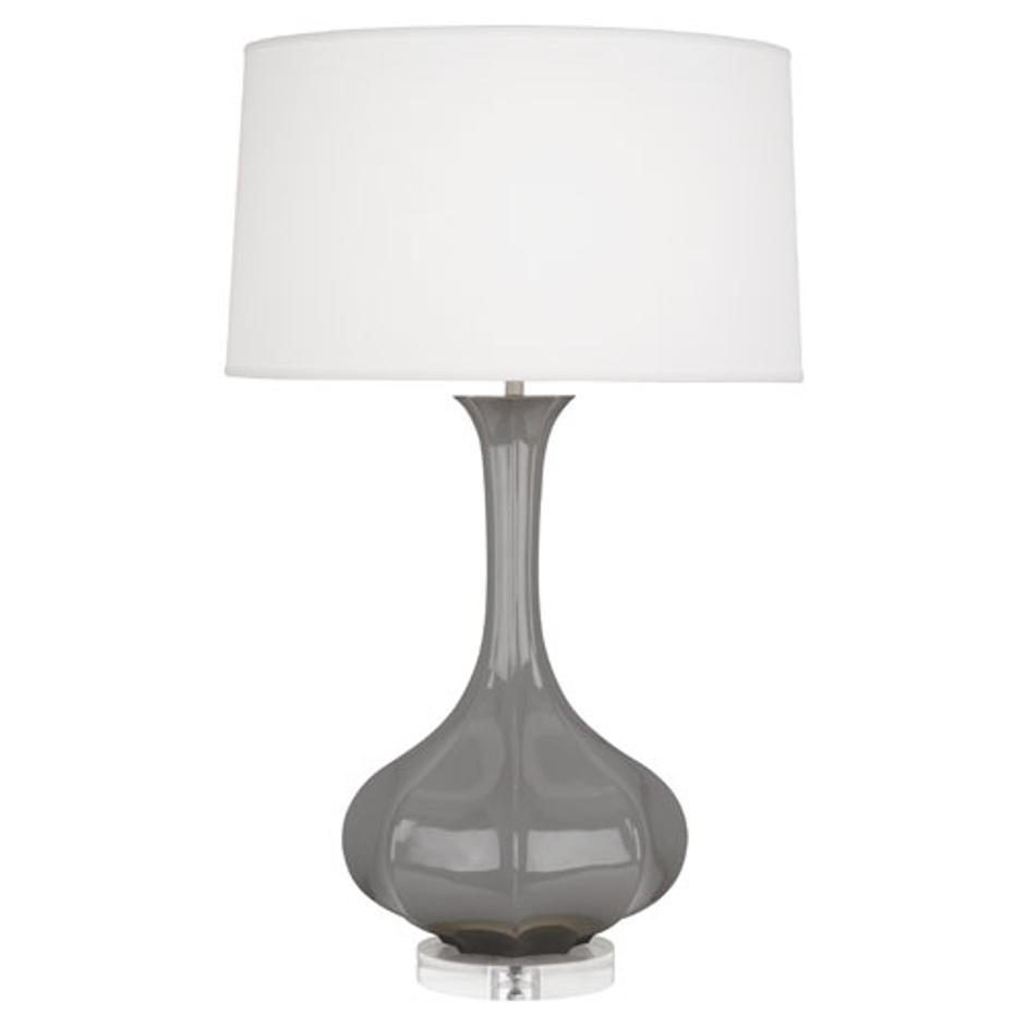 Smokey Taupe Pike Table Lamp by Robert Abbey