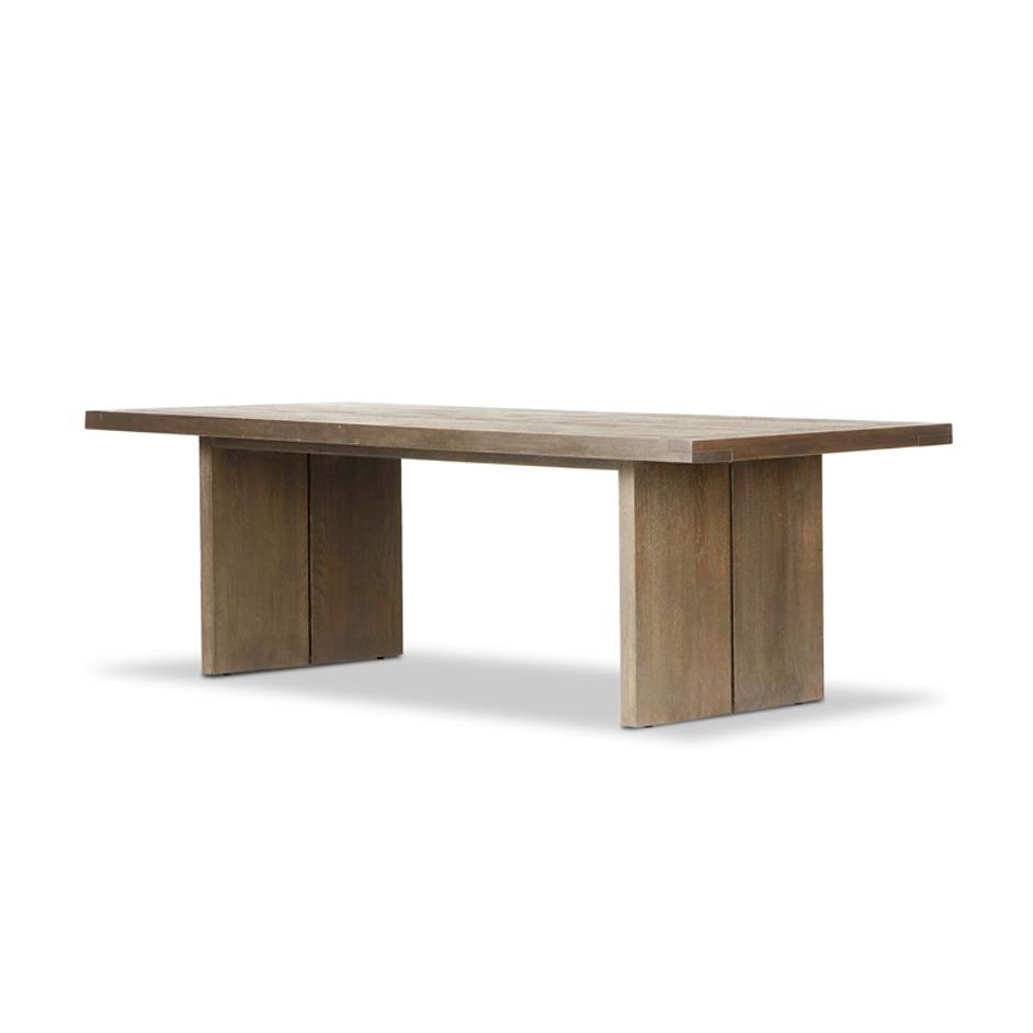 Warby Dining Table 94" in Worn Oak by FOUR HANDS