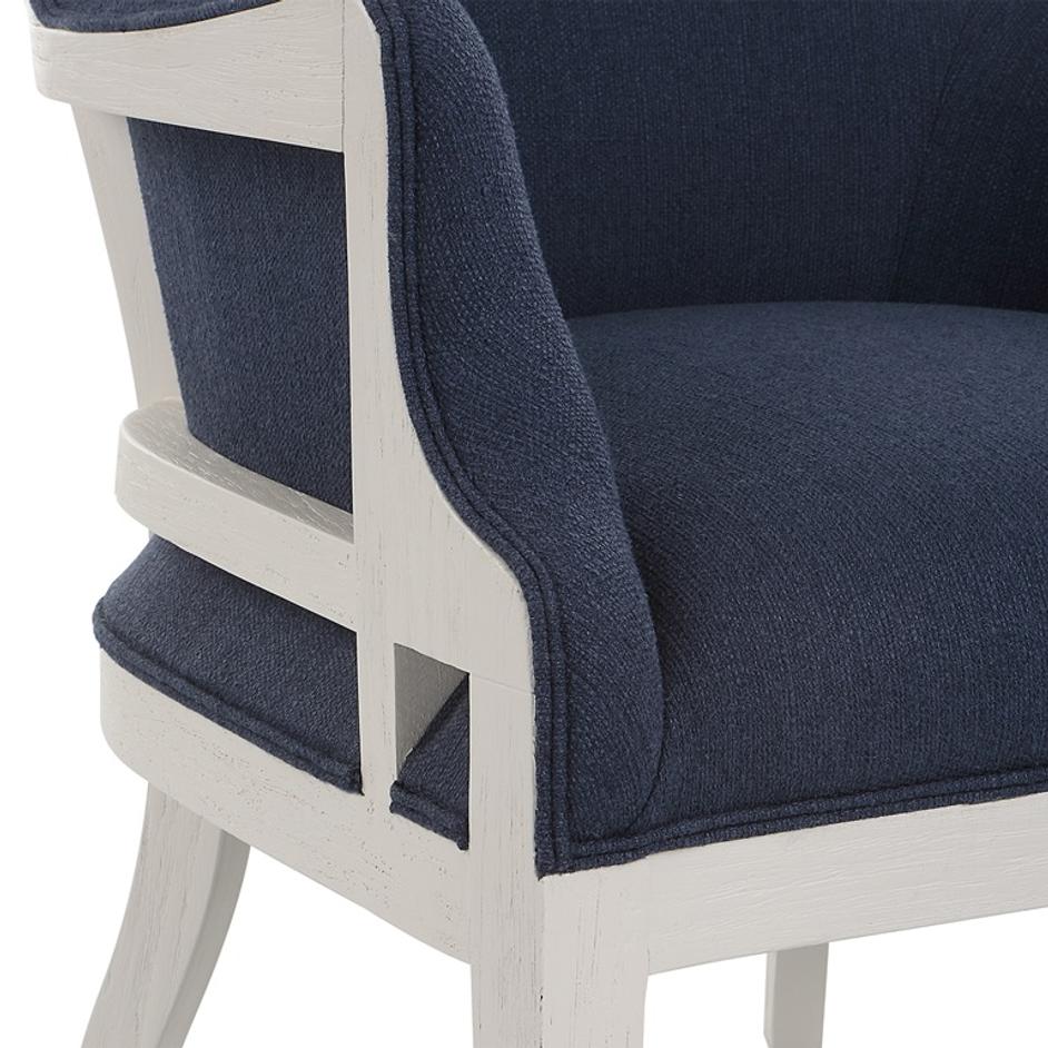Gordonston Blue Fabric Accent Chair by Uttermost