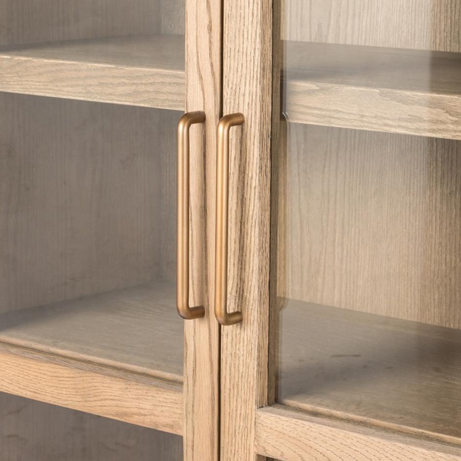 Tolle Cabinet In Drifted Oak Solid by FOUR HANDS