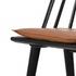 Lewis Windsor Stool W Cushion In Bl In Counter by FOUR HANDS