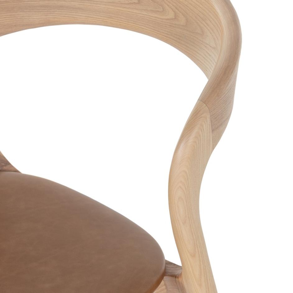 Amare Dining Chair In Sonoma Butterscotch by FOUR HANDS