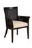 Black Gimble Arm Chair by Furniture Classics
