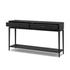 Rosenell Console Table - 60" - Black Oak Solid by Four Hands