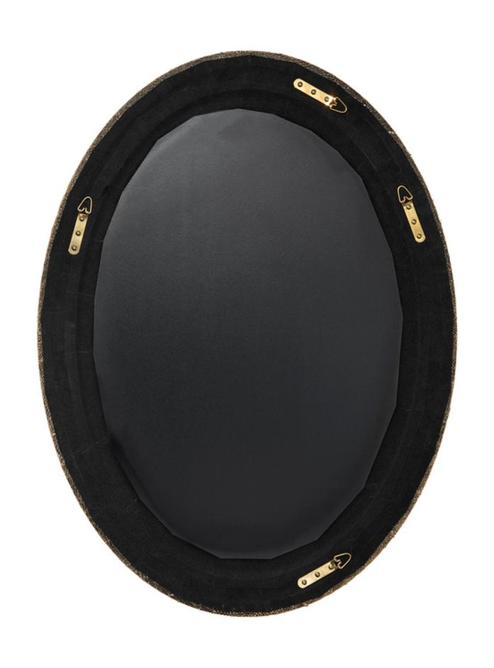 Valley Raffia Oval Wall Mirror, Natural by Jamie Young