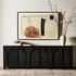 Tilda 6 Door Sideboard - Black Wash Mango by Four Hands