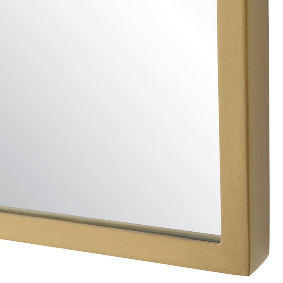 Caddington Tall Brass Mirror by Uttermost