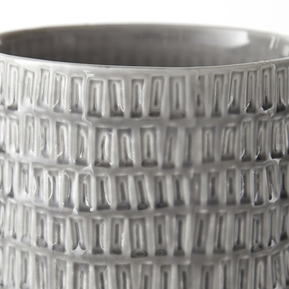 Somerville Vase in Oyster Silver by Cyan Design