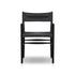 Lomas Outdoor Dining Armchair - Vintage Coal by Four Hands