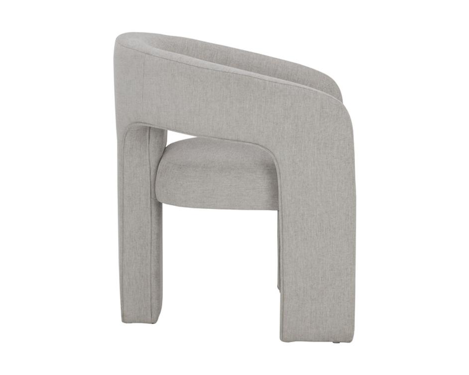 ISIDORE DINING ARMCHAIR - ERNST SANDSTONE by Sunpan