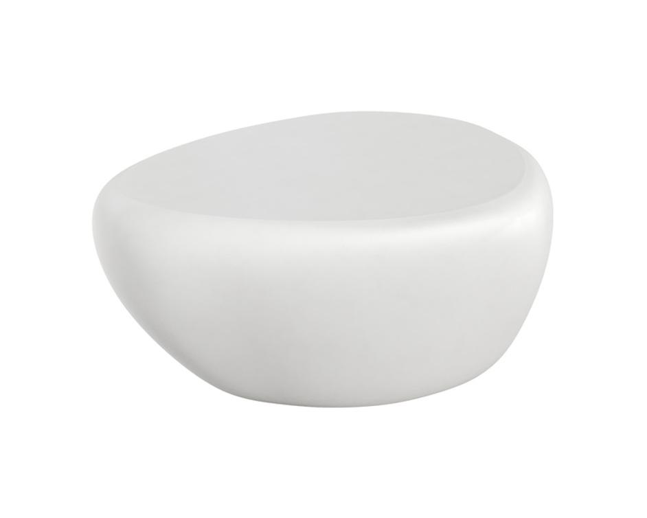 CORVO COFFEE TABLE - SMALL - WHITE by Sunpan