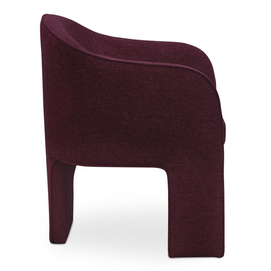 Clara Dining Chair Plum by Moes Home