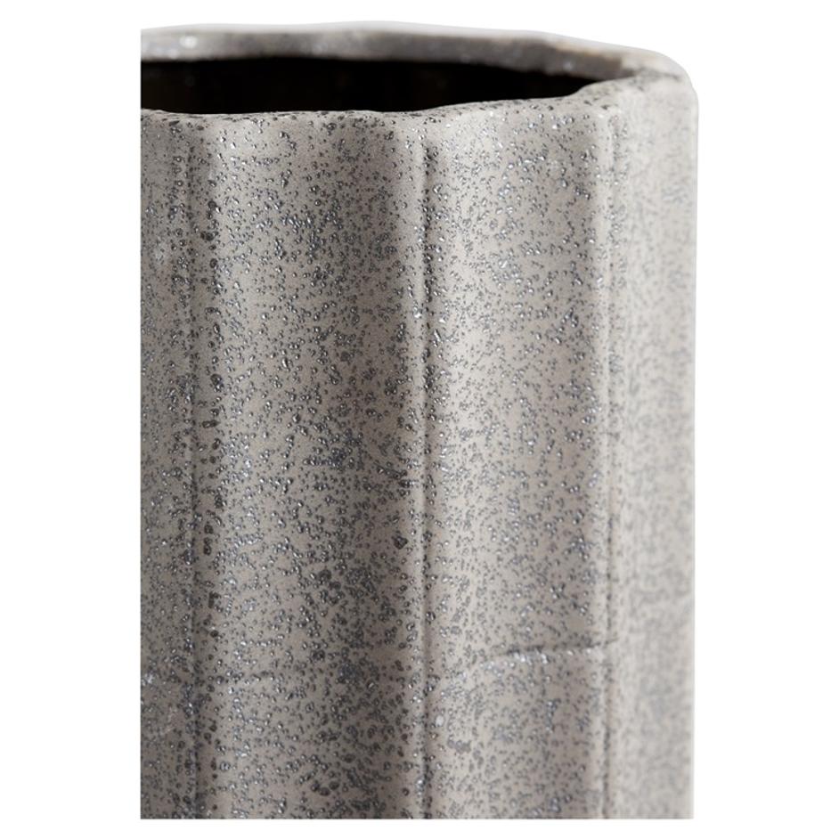 Brutalist Vase | Grey - Large by Cyan Design