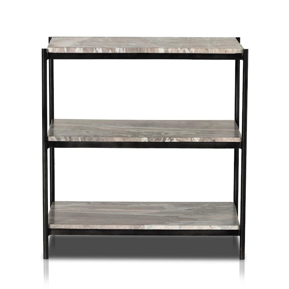 Felix Nightstand with Brown Stone by Four Hands