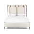 Leigh Bed In Hockney Ivory In King by FOUR HANDS