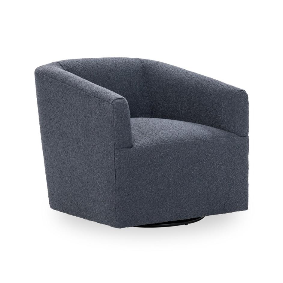 Vernon Upholstered Swivel Chair Rise by Classic Home