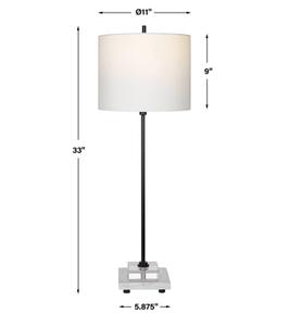 Ciara Sleek Buffet Lamp by Uttermost