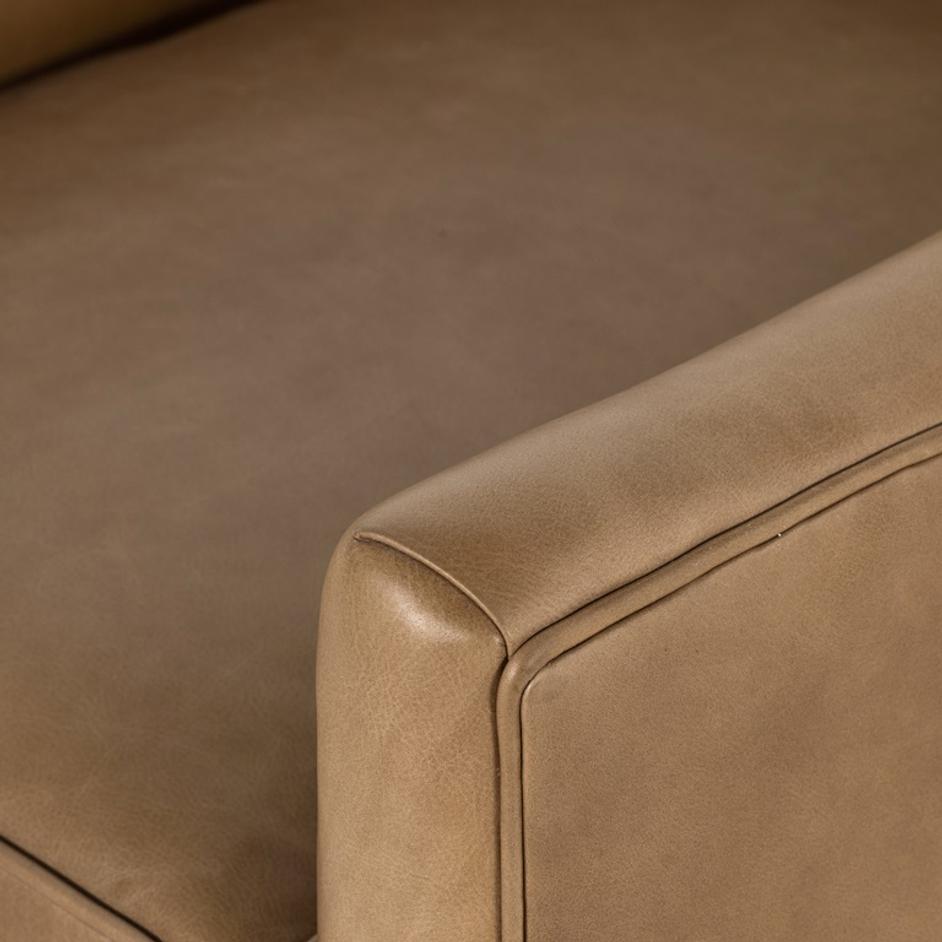 Quinton Swivel Chair In Ontario Taupe by FOUR HANDS