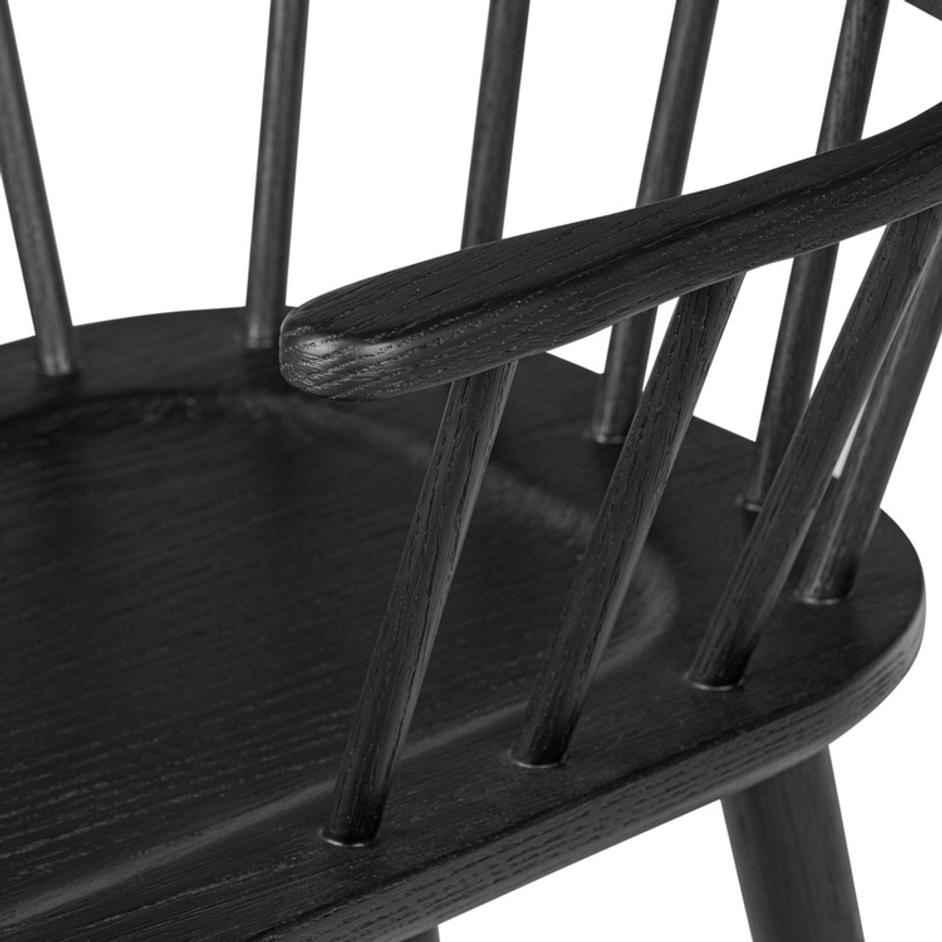 Thalia Dining Chair In Black Oak by Four Hands