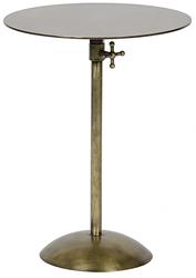 Felix Side Table, Metal with Brass Finish by Noir Furniture