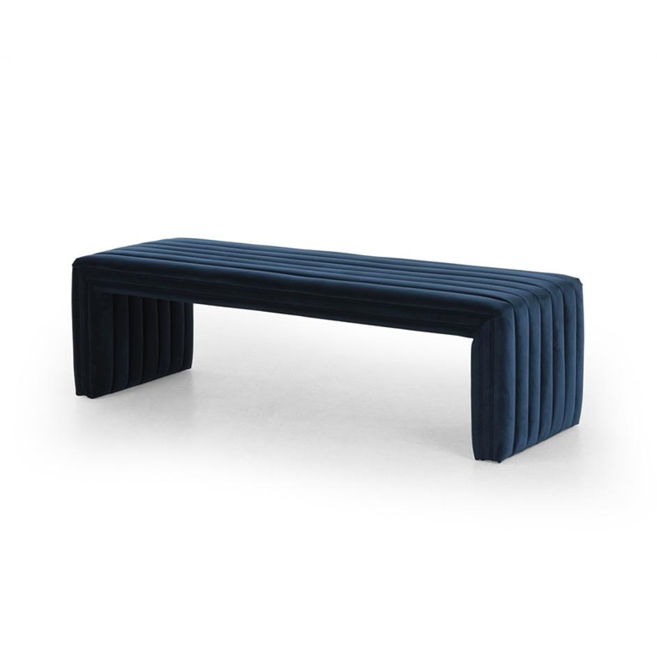 Augustine Bench - Sapphire Navy by Four Hands