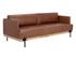 SAUL SOFA - SHALIMAR TOBACCO LEATHER by Sunpan