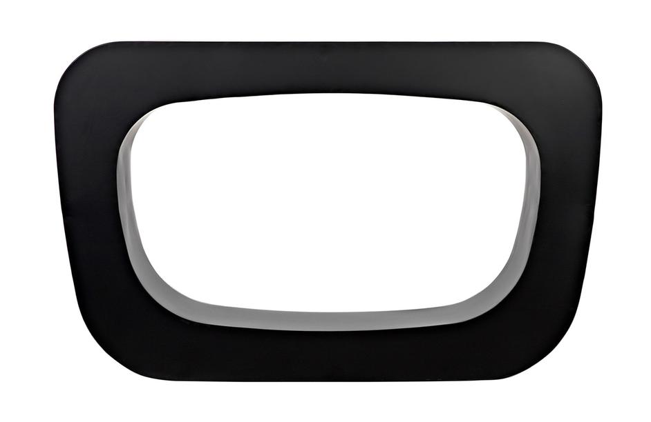 Ponte Console in Matte Black Industrial Steel by Noir Furniture