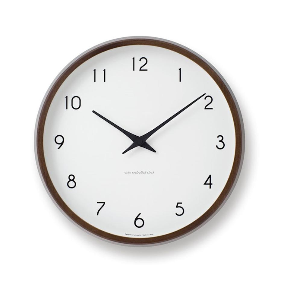 Campagne Wall Clock - Brown by LEMNOS