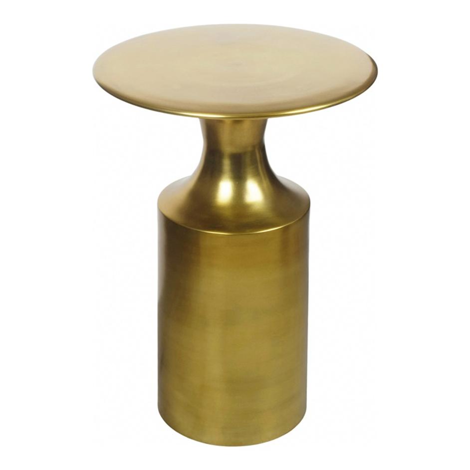 RASSA POLISHED GOLD ACCENT TABLE by Moes Home