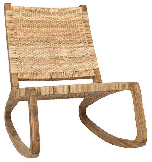 Las Palmas Chair, Teak with Woven by Noir Furniture