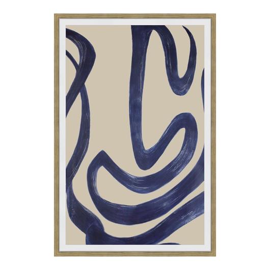 CLARITY 1 ABSTRACT INK PRINT WALL DÉCOR by Moes Home