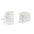 Cora Cube Tabletop Accent Banswara Purple White Marble by Moes Home