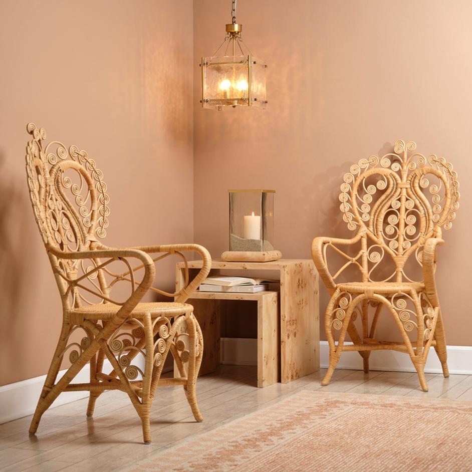  Hibiscus Rattan Arm Chair by Jamie Young