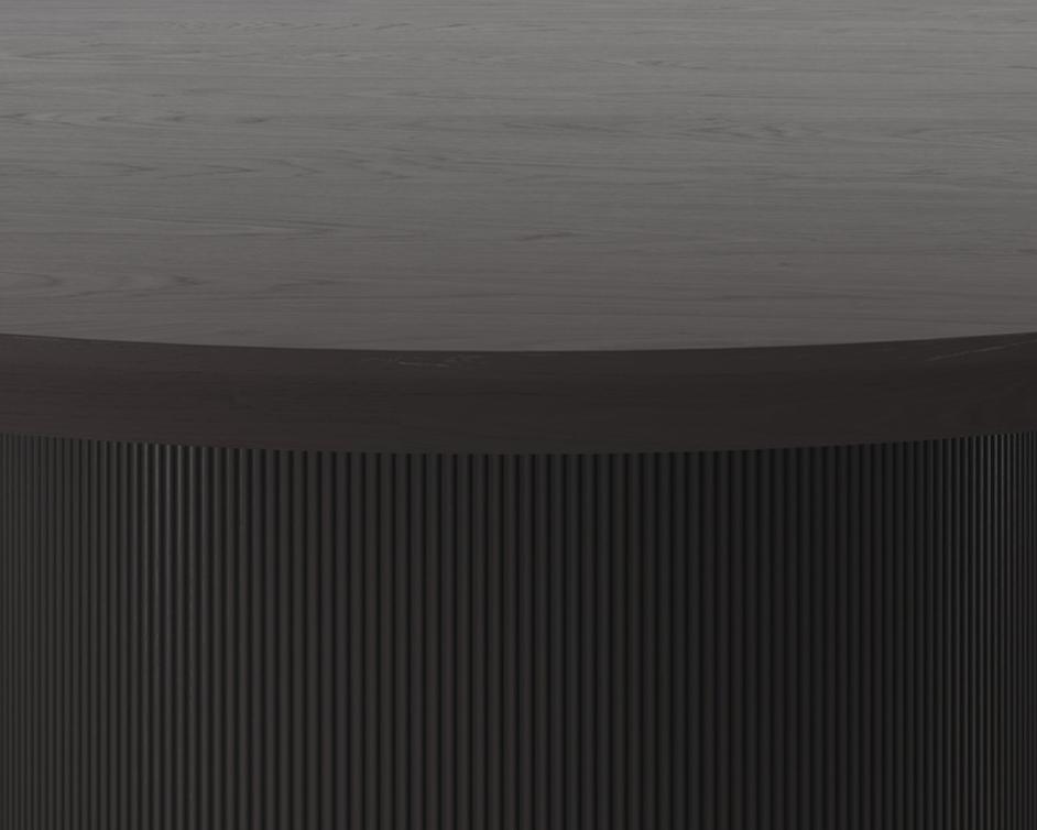 KALLA DINING TABLE - ROUND - CHARCOAL - 68" by Sunpan