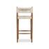 Lomas Bar + Counter Outdoor Stool - Vintage White by Four Hands