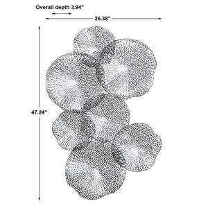 Ripley Metal Wall Art In Pewter by Uttermost