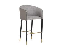 Asher Barstool - Flint Grey / Napa Taupe by Sunpan