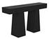 Wendell Industrial Steel Console in Matte Black by Noir Furniture