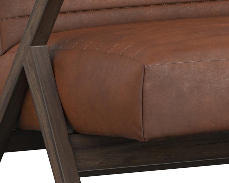 PEYTON LOUNGE CHAIR - BRAVO COGNAC by Sunpan