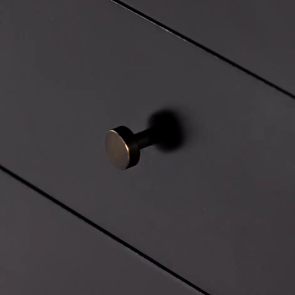 Soto Nightstand In Black by FOUR HANDS