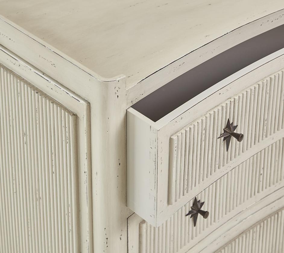 Reeded Chest of Drawers by Furniture Classics
