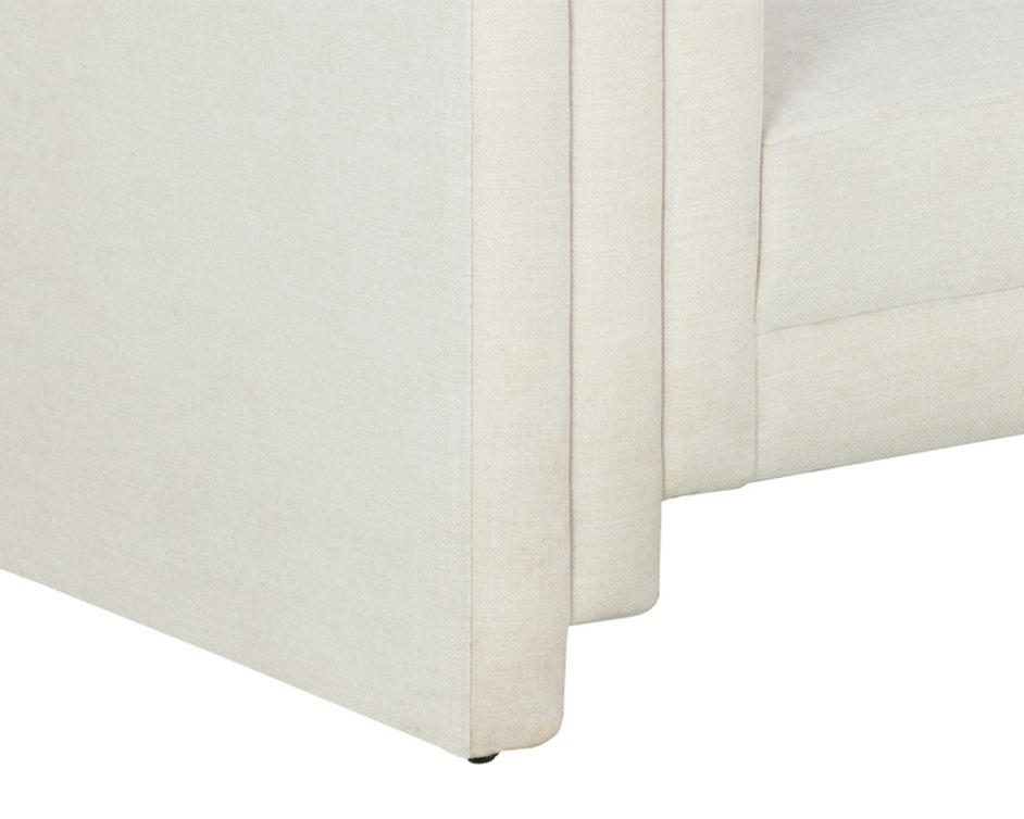 KIRA SOFA - HEATHER IVORY TWEED by Sunpan