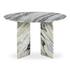 Celia Round Dining Table Green Onyx Marble by Moes Home