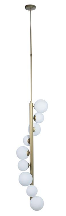 ANISH CHANDELIER in BRASS by Dovetail