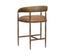 ZANATTA COUNTER STOOL - TAN LEATHER by Sunpan