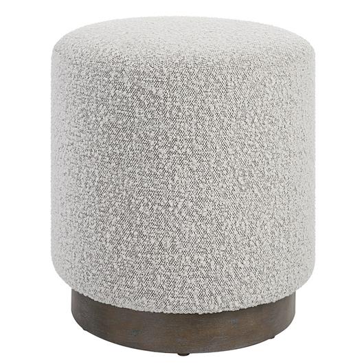 Avila Light Gray Ottoman by Uttermost