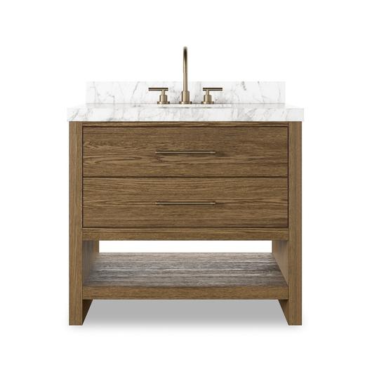 Anthem Single Vanity - Washed Natural Veneer by Four Hands