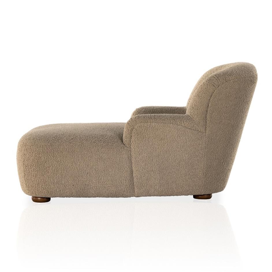 Kadon Chaise Lounge - Sheepskin Camel by Four Hands